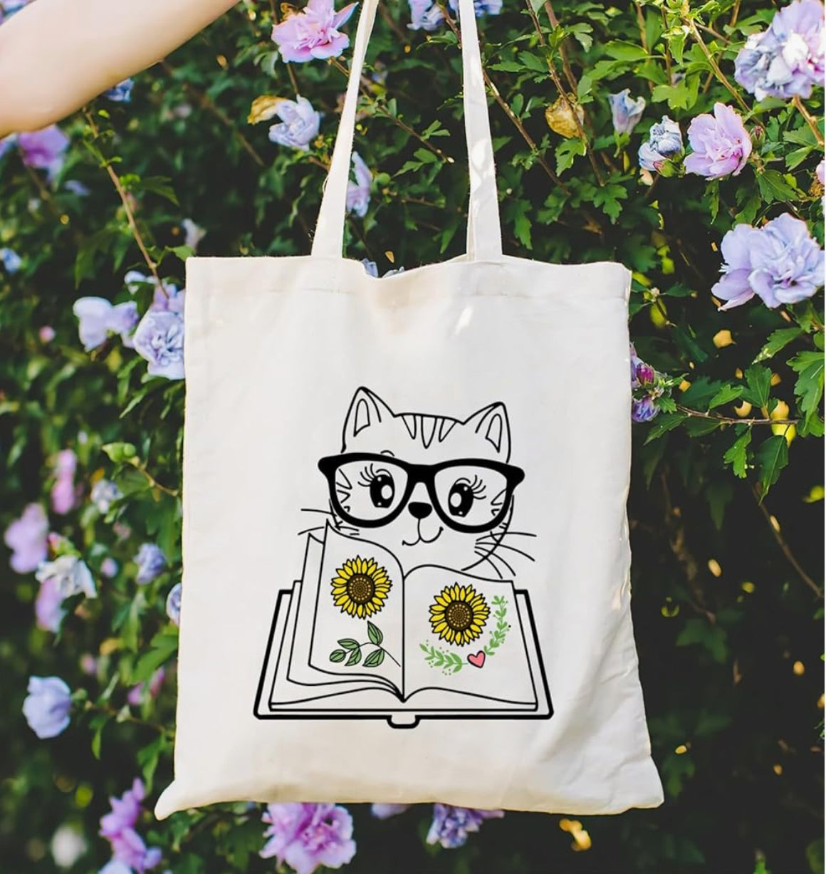 Katze Stofftasche